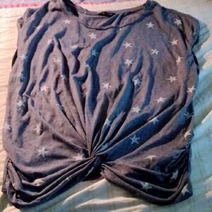 Women's Large  Stars Shirt Lightweight Lucky Brand